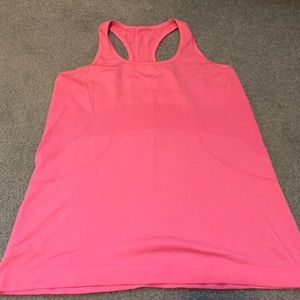 Pink Lululemon Racerback Tee